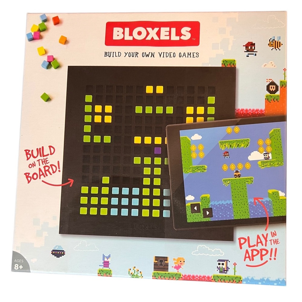NEW Bloxels Build Your Own Video Games Kit Mattel Pixel Press Open Box